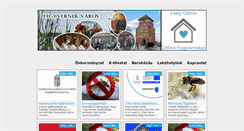 Desktop Screenshot of fegyvernek.hu